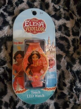 Disney Elena of Avalor Pink Orange Touch LED Watch